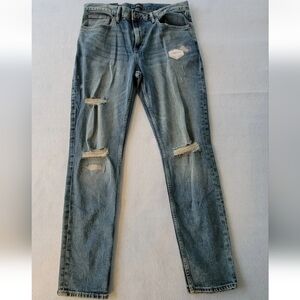 Regal Exchange Blue Denim Jeans Men's Super Stretch 34W X‎  30L NWT
